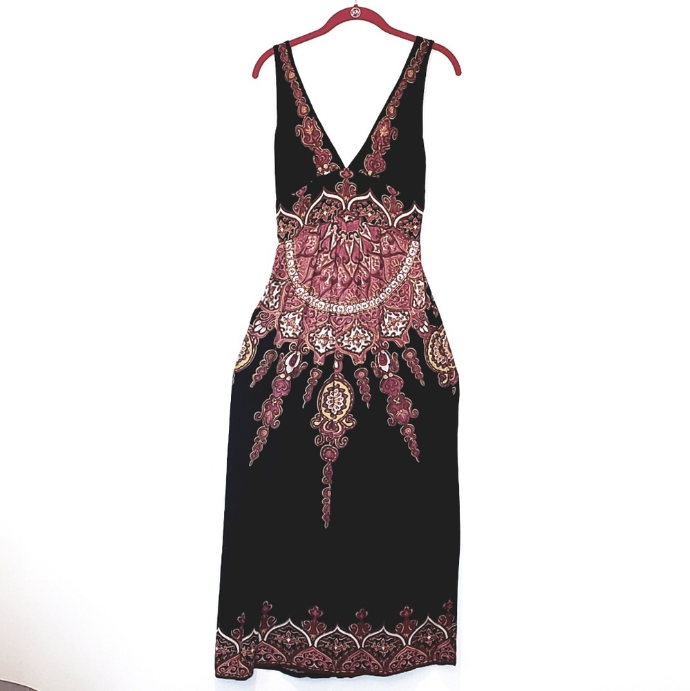 Angie Patterned Maxi Dress